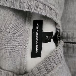 Men's Express design studio gray sweater